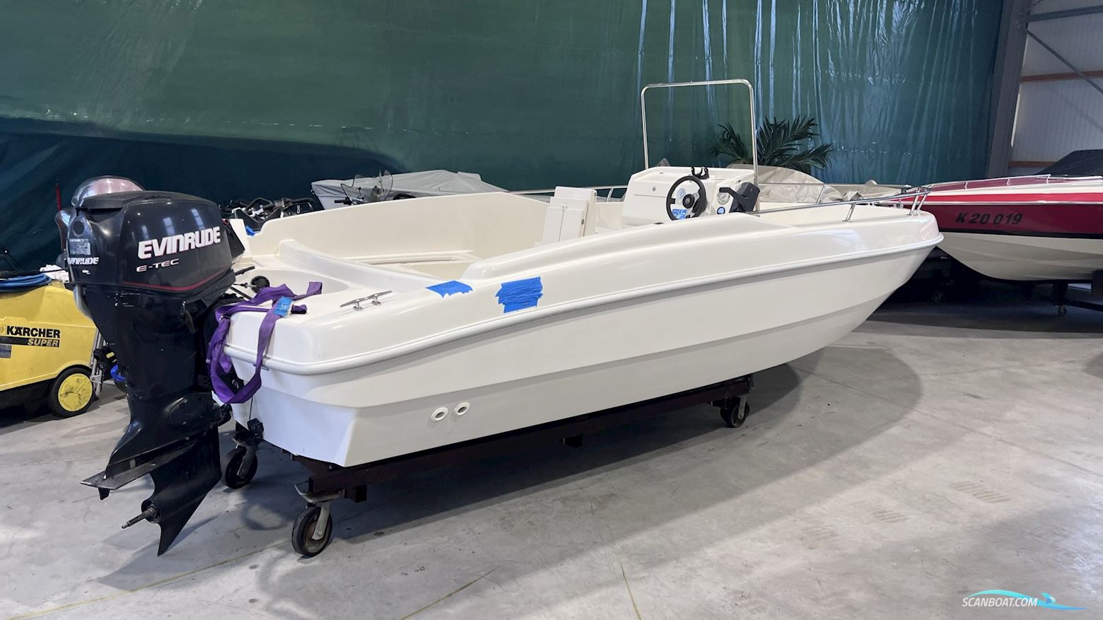 Fiart Mare Marea 20 + Evinrude 90 Motorbåd 2002, med Evinrude E90Dplsr motor, Østrig