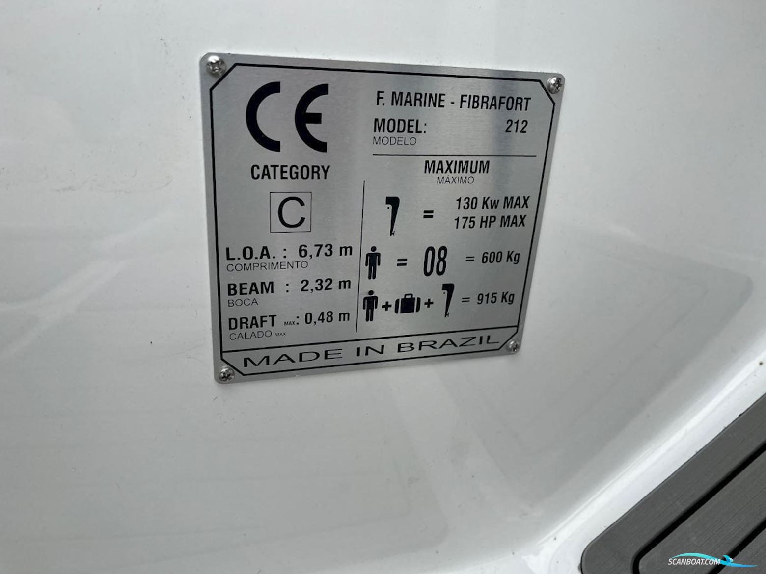 Fibrafort  212 Bowrider