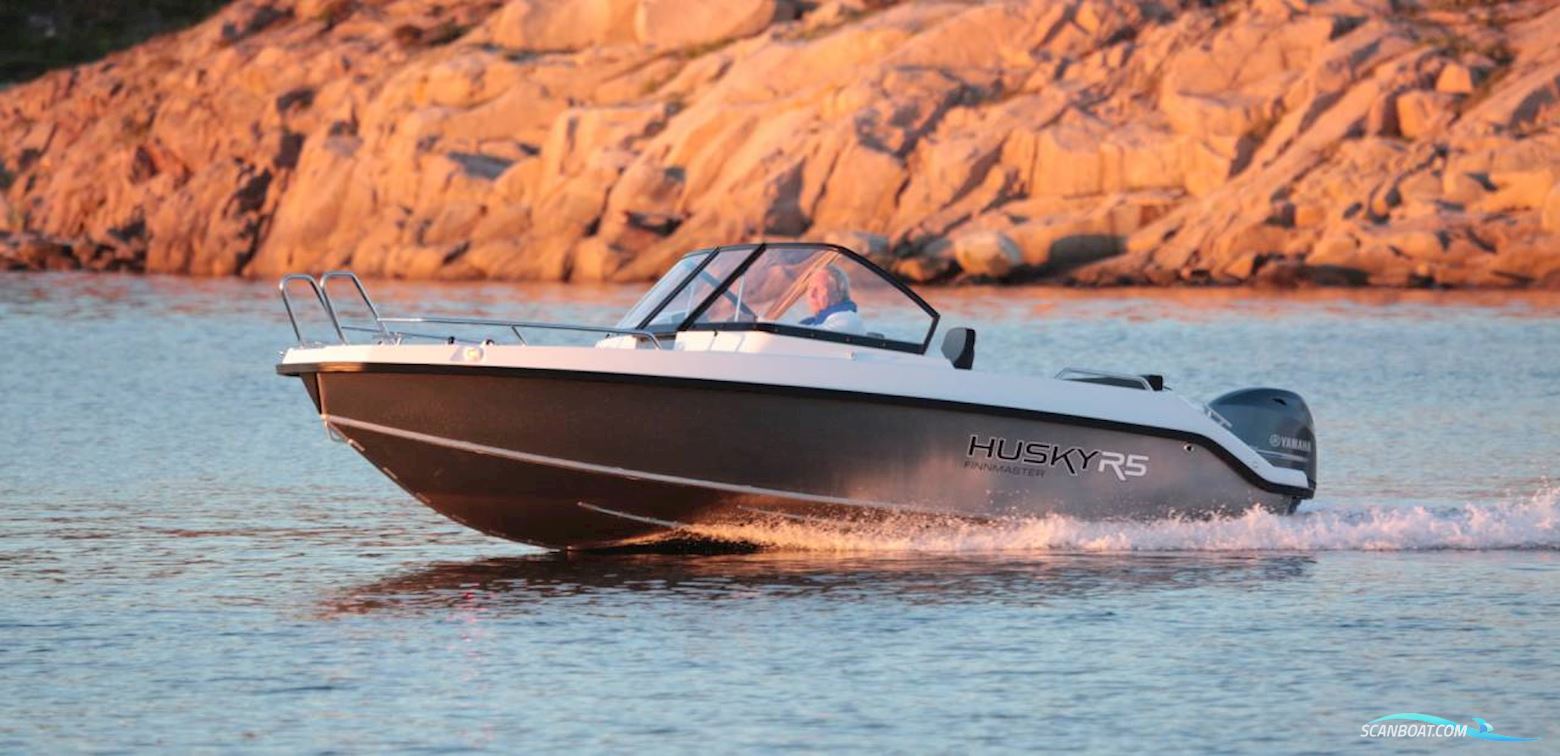 Finnmaster Husky R5 - Yamaha 70 HK/Udstyr Motorbåd 2026, med Yamaha F70Aetl motor, Danmark