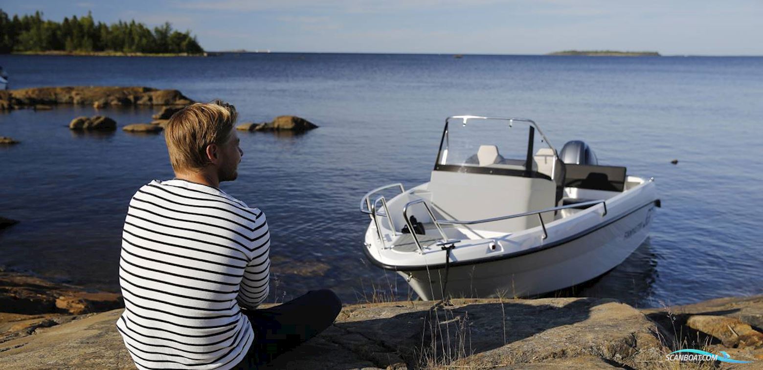 Finnmaster S5 - 100 HK Yamaha/Udstyr Motorbåd 2025, med Yamaha F100LB motor, Danmark