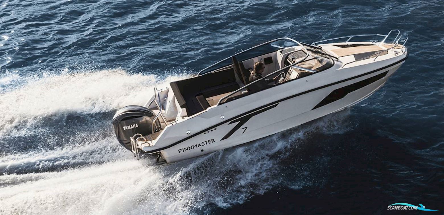 Finnmaster T7 - 225 HK Yamaha/Udstyr Motorbåd 2025, med Yamaha F225Xcb motor, Danmark