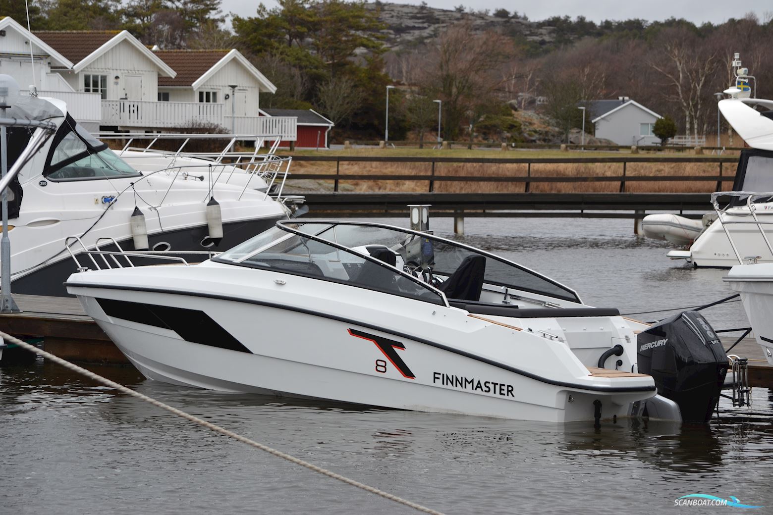 Finnmaster T8 Motorbåd 2026, med Mercury V8 motor, Danmark
