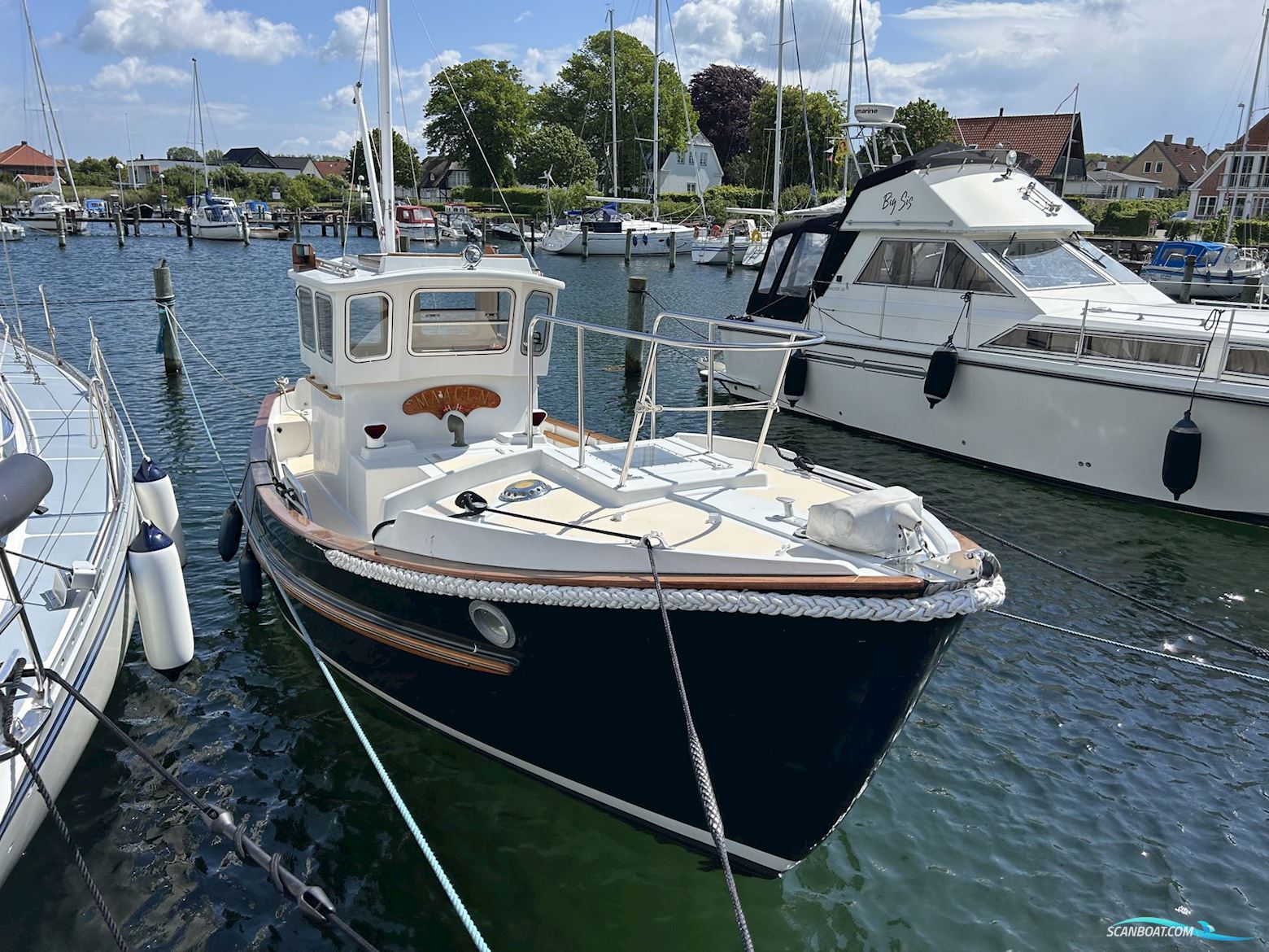 Fisher 25 Potter Motorbåd 1974, med Yanmar 3YM30AE motor, Danmark