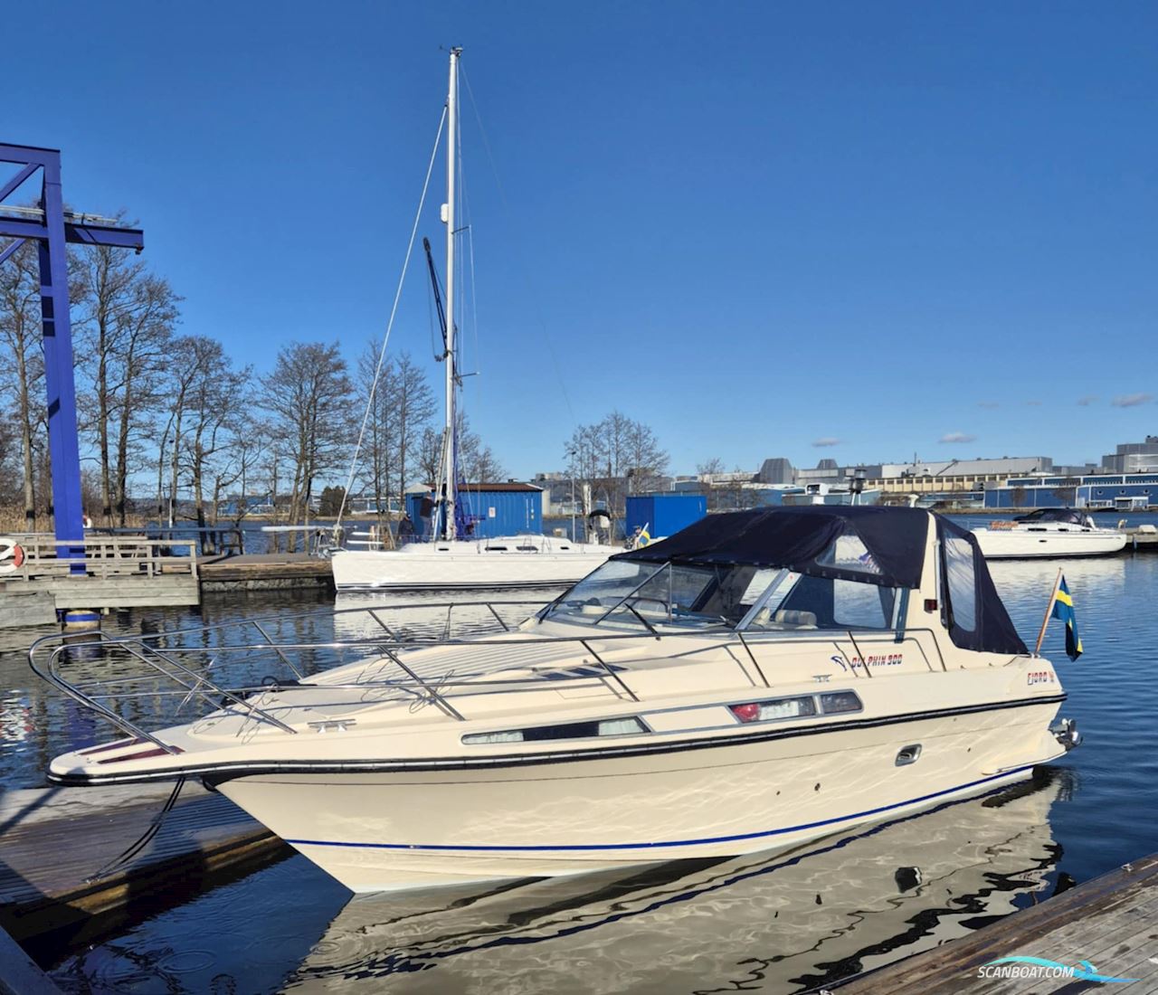 Fjord 900 Dolphin Motorbåd 1987, med Volvo Penta motor, Sverige