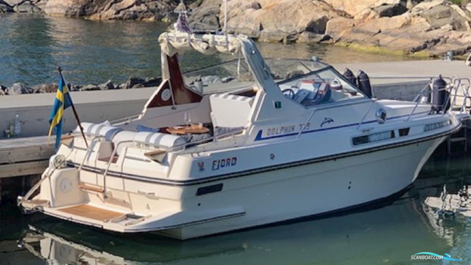 Fjord DOLPHIN 775 Motorbåd 1988, med Volvo Penta  motor, Sverige