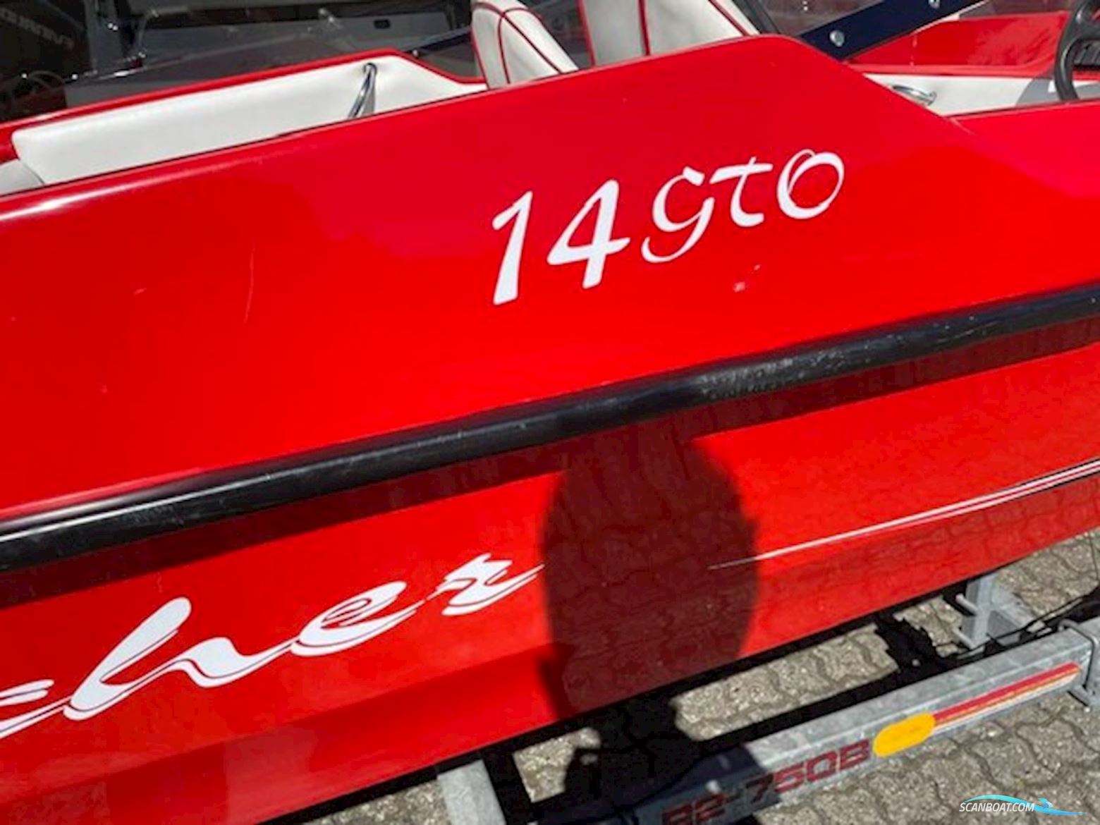 Fletcher 14 GTO med 60 hk Evinrude E-Tec og 750 kg trailer