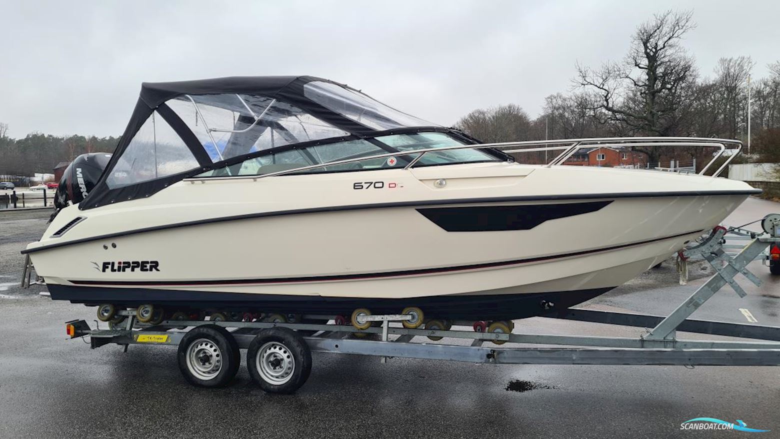 Flipper 670 DC Motorbåd 2015, med Mercury motor, Sverige