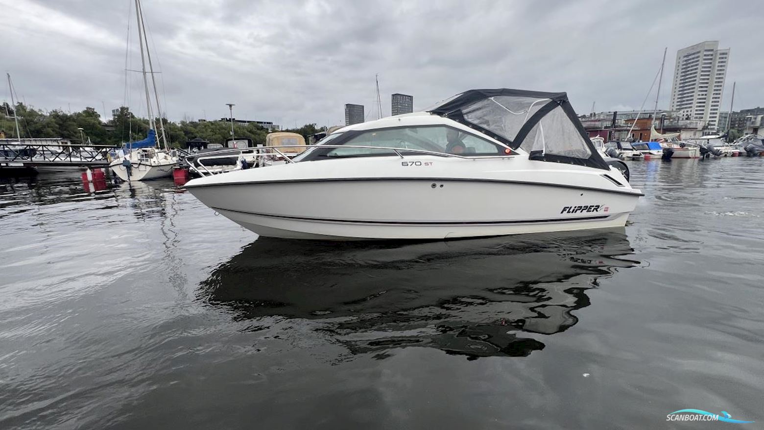 Flipper 670 ST Motorbåd 2016, med Mercury motor, Sverige