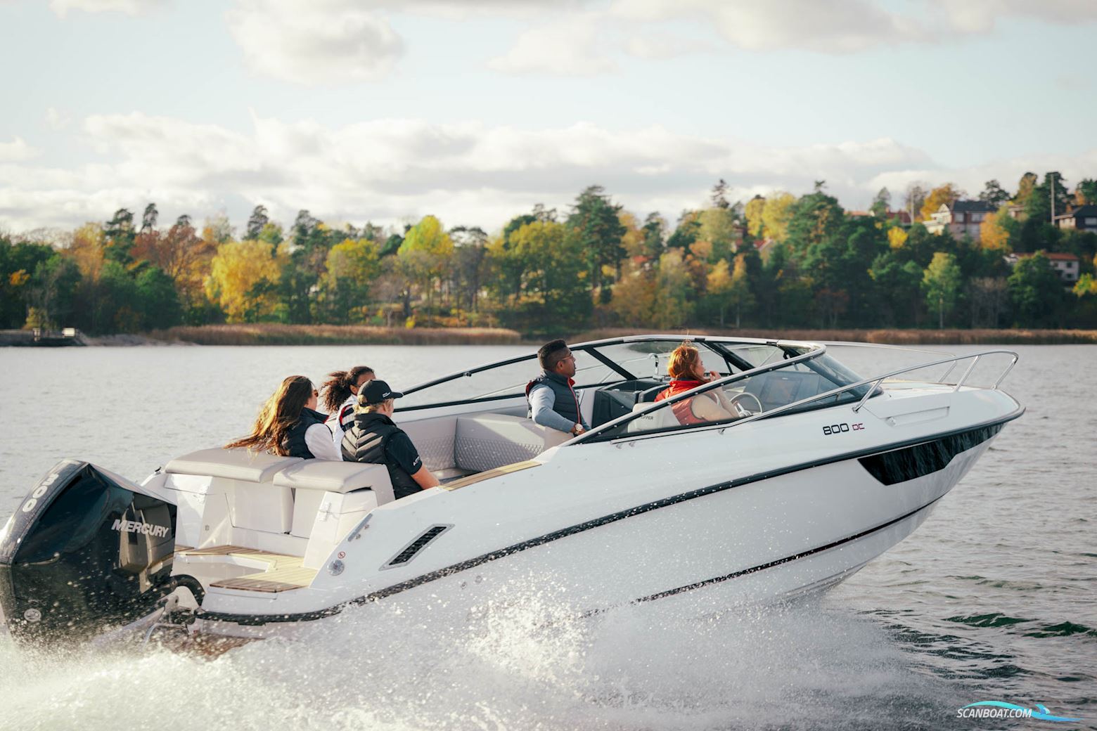 Flipper 800 DC Motorbåd 2025, med Mercury Verado motor, Danmark