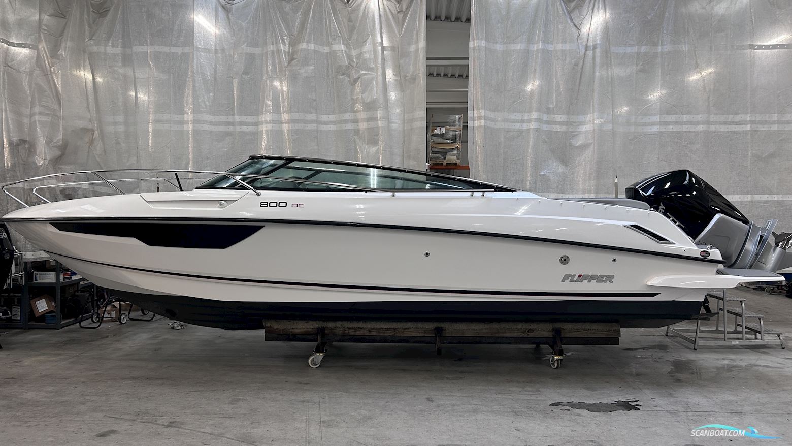 Flipper 800 DC Motorbåd 2022, med Mercury 300 hk Verado xl am ds motor, Danmark