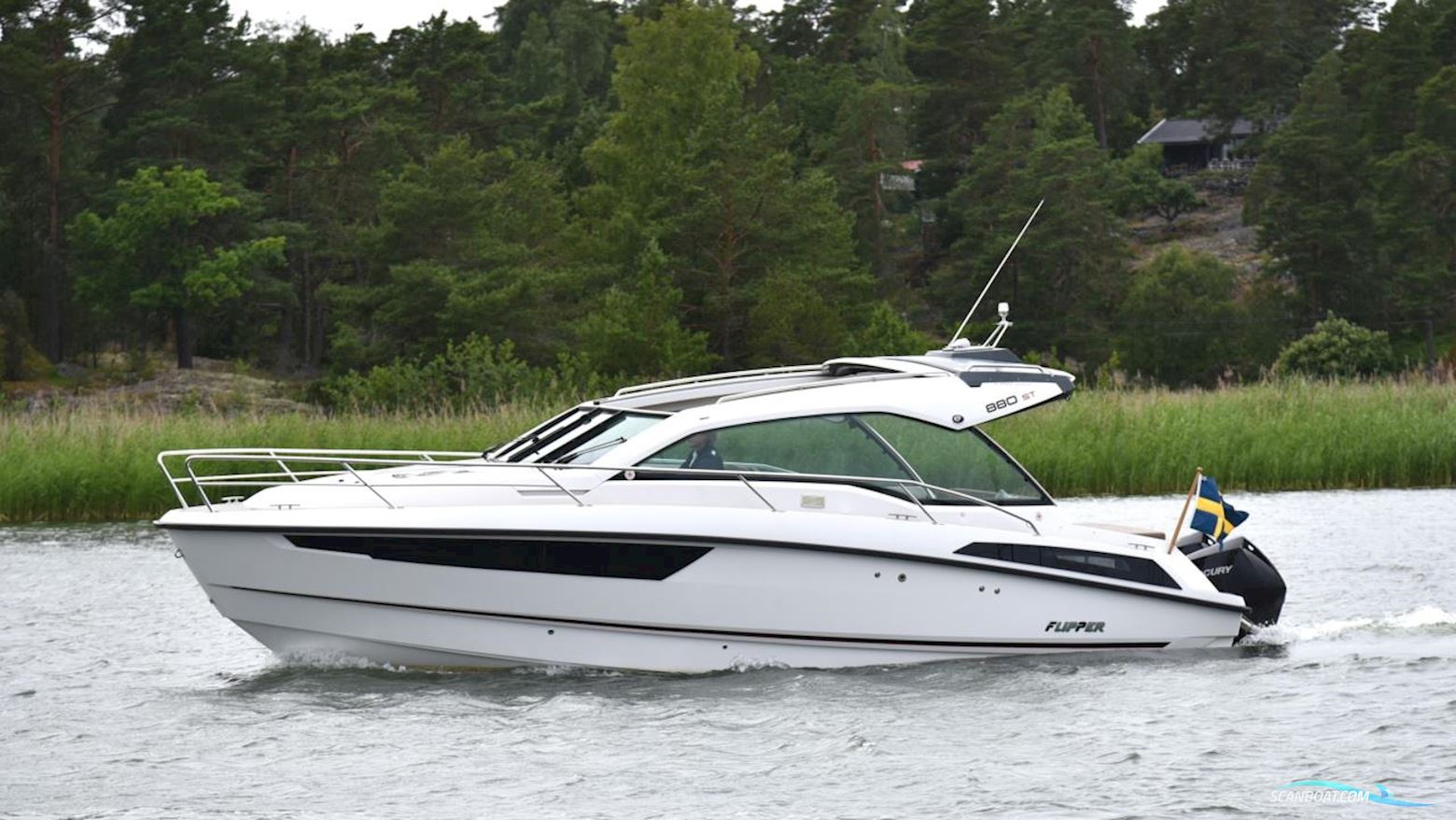 Flipper 880 ST Motorbåd 2019, med Mercury motor, Sverige