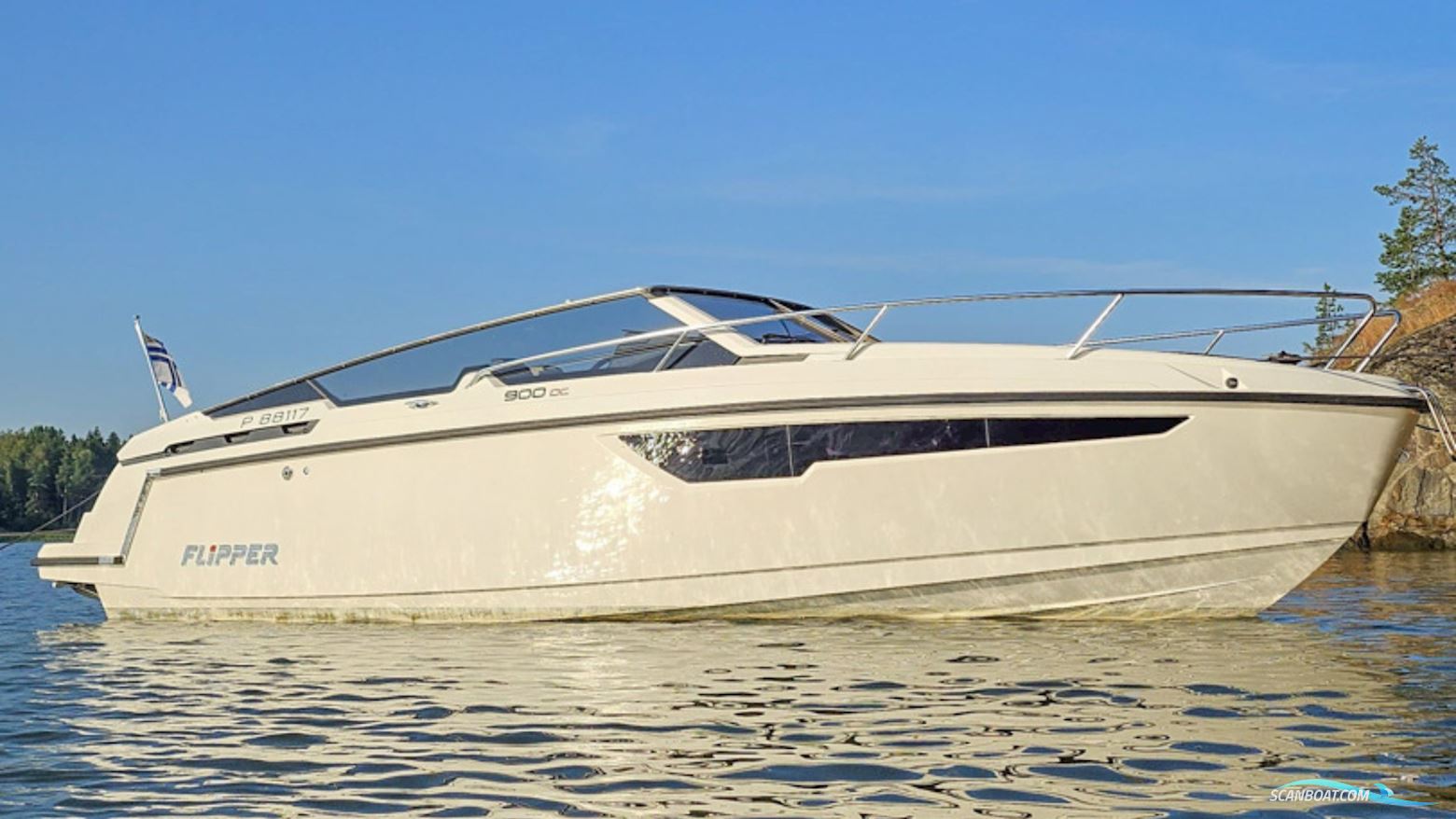 Flipper 900 DC Motorbåd 2021, med Mercury X350 Xxl motor, Finland