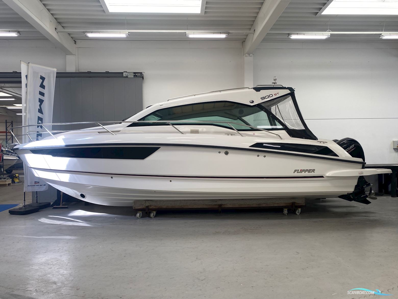 Flipper 900 ST Motorbåd 2020, med 2 x Mercury 150 hk 4-Takt motor, Danmark