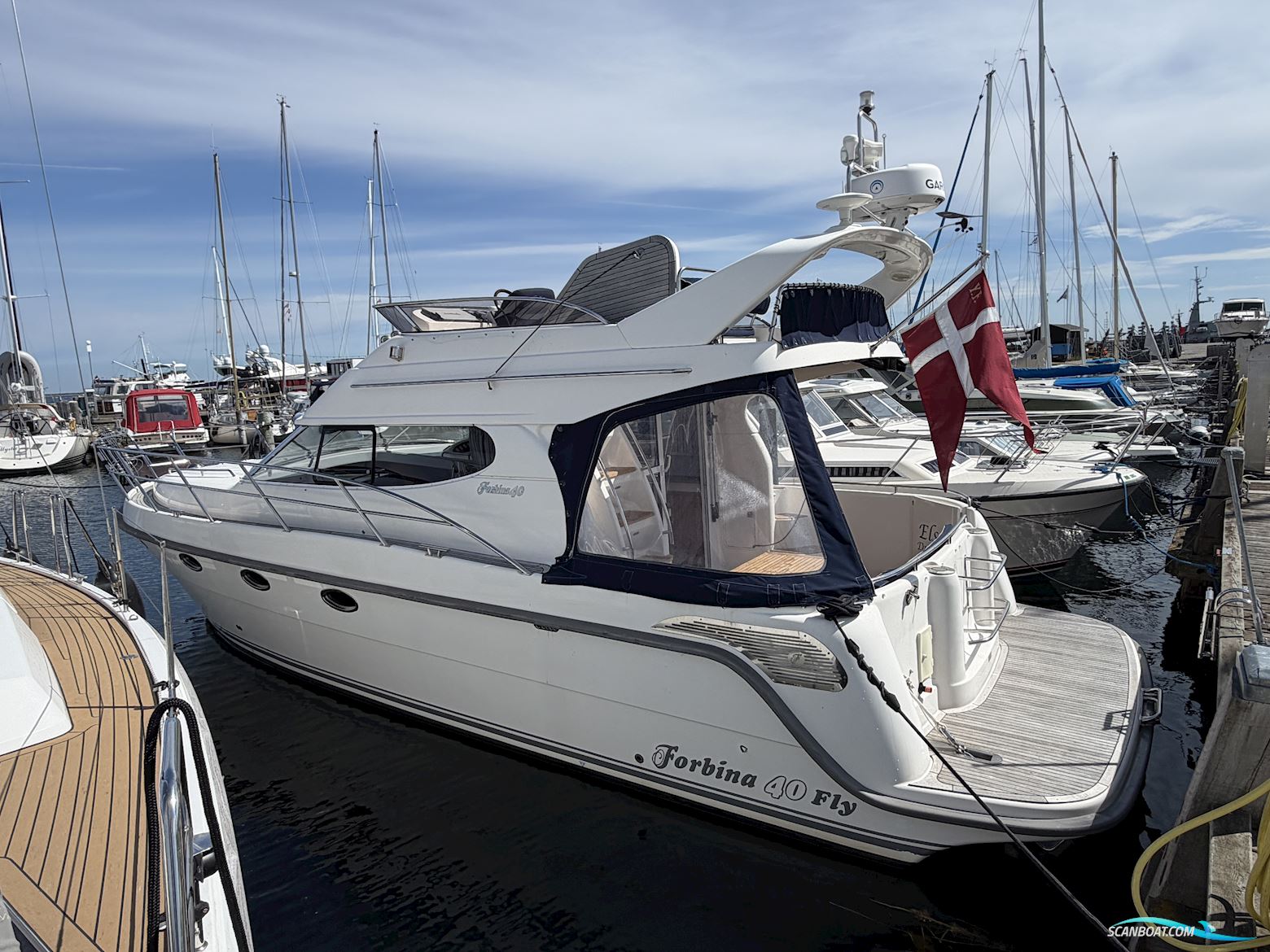 Forbina 40 Fly Motorbåd 2003, med Volvo Penta Kad 300 Edc motor, Danmark