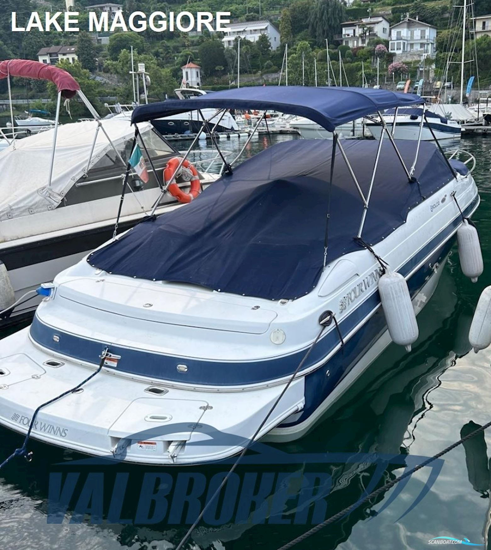 Four Winns 245 Sundowner Motorbåd 2004, med Volvo Penta 5.0 Gxi motor, Italien
