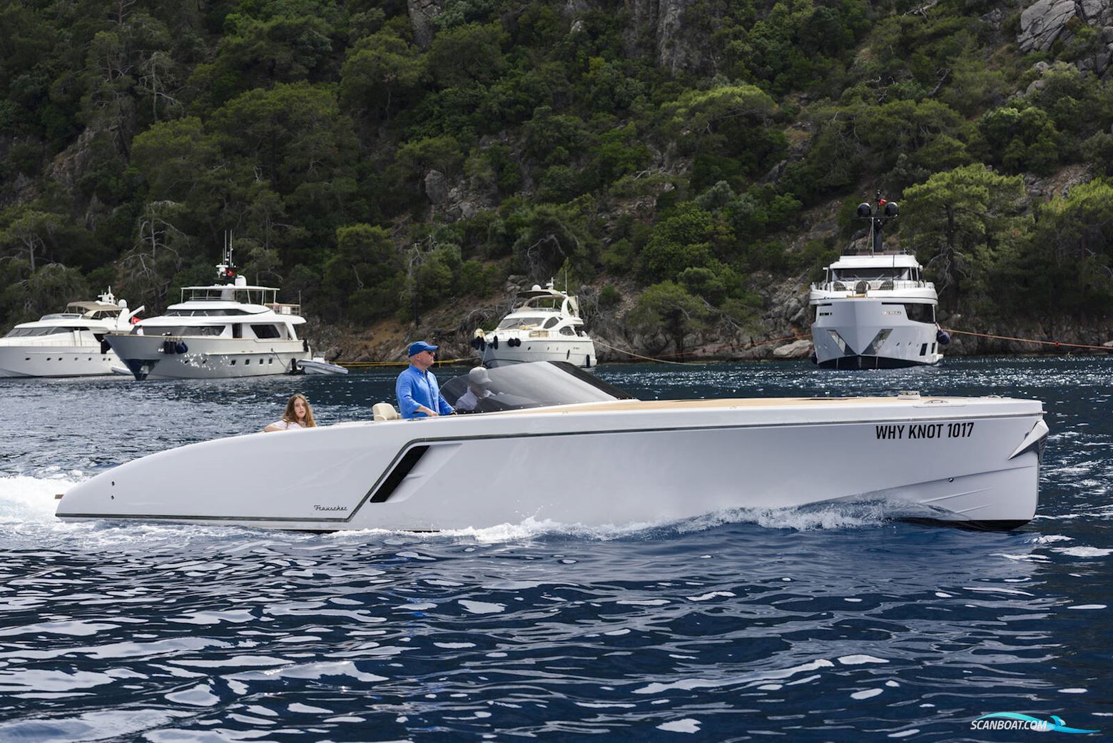 Frauscher 1017 GT 2nd Gen Motorbåd 2025, med Mercruiser motor, Tyrkiet