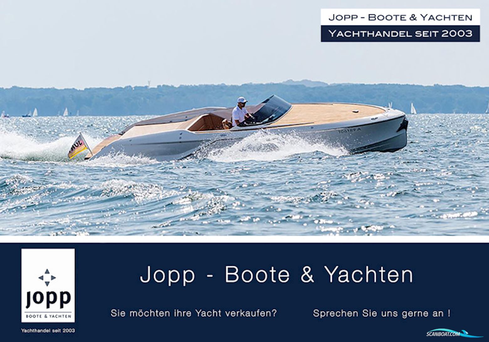 Frauscher Fantom 858 Motorbåd 2015, med Mercruiser Mag HO Dts 430, 8,2L, Bravo 9-Antrieb motor, Tyskland