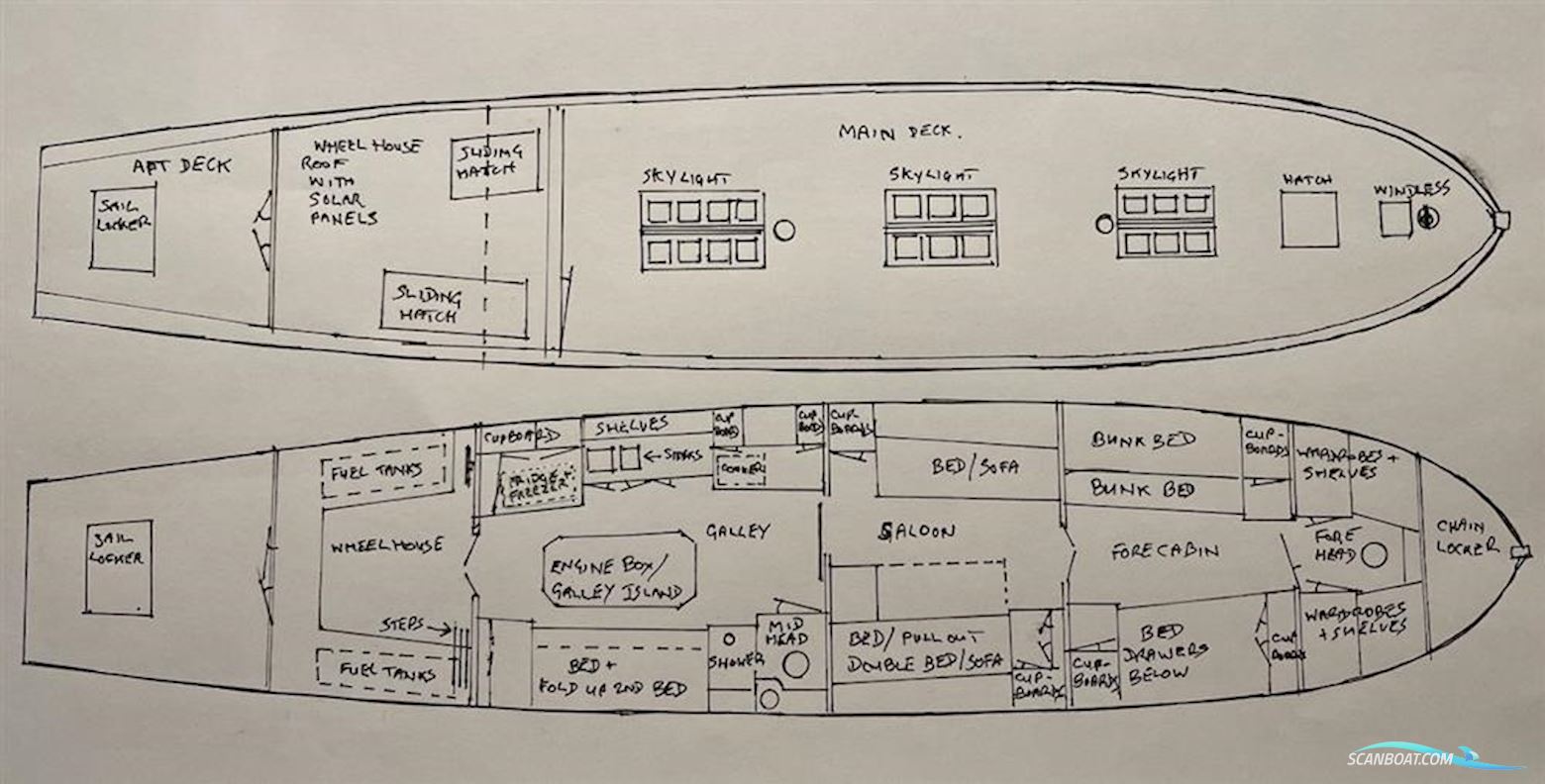 Fred Shepherd 53ft Gentlemens Motor Sailor