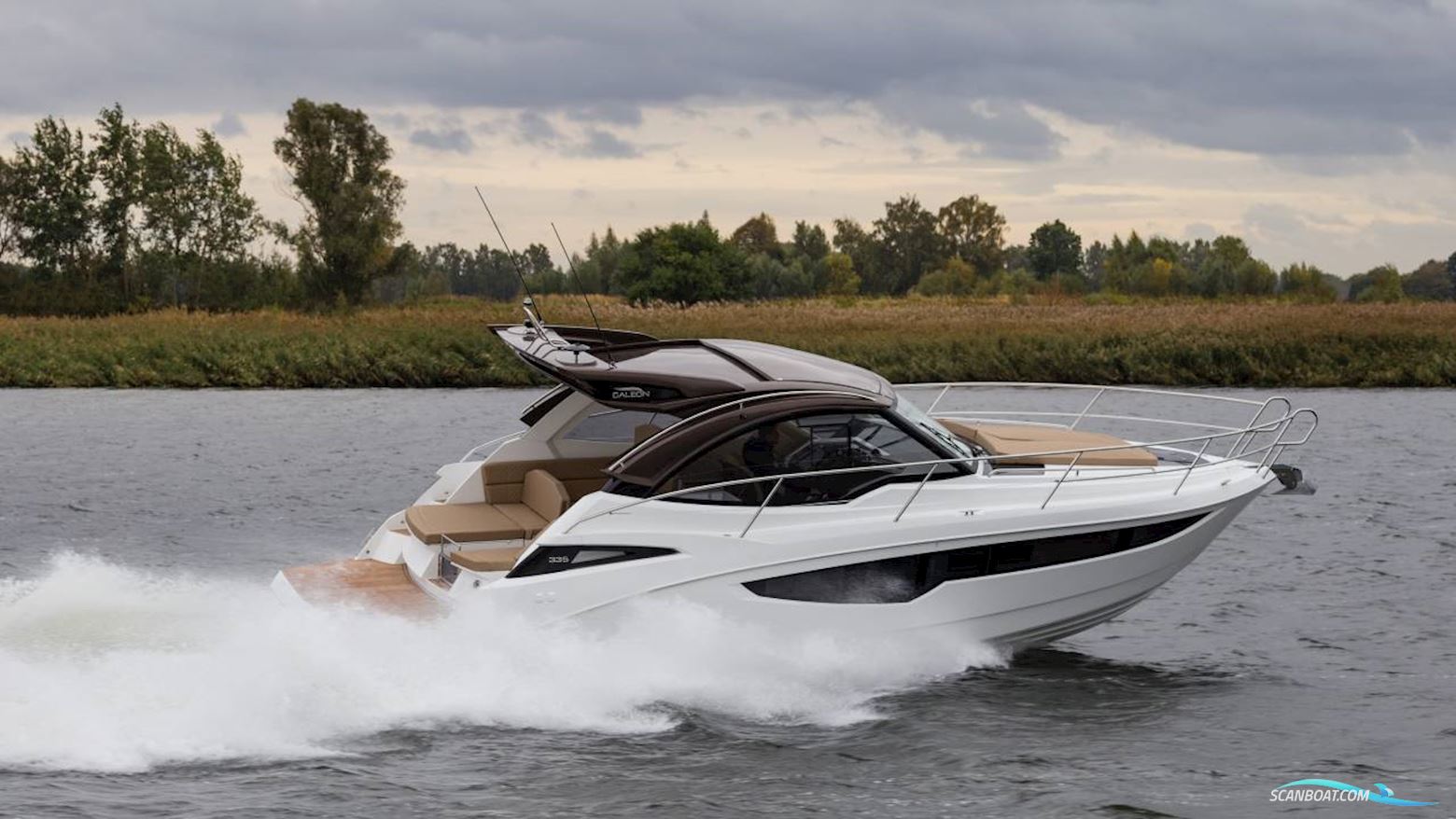 Galeon 335 Hts Motorbåd 2025, med 2 x Mercury Mercruiser 4.5 Mpi Dts motor, Danmark