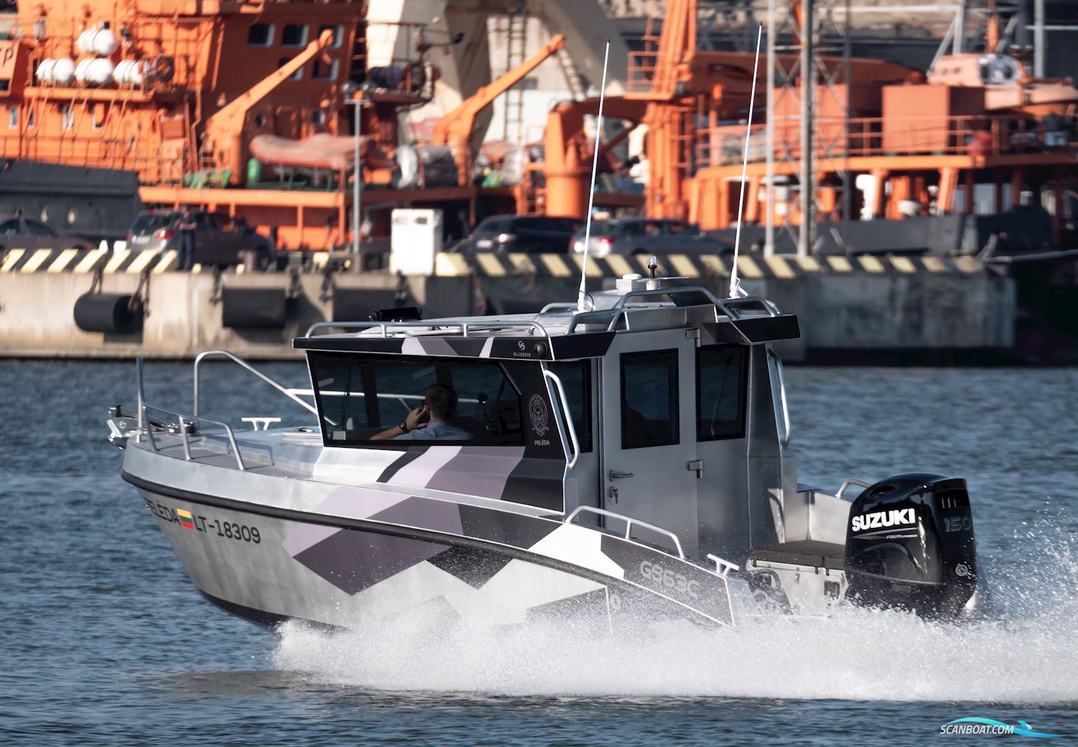 Gliseris G7C Aluminiumsbåd