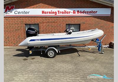Grand S470 rib m/jockeypult m/Mercury F40 hk EFI og Scandic trailer Motorbåd 2019, med Mercury motor, Danmark