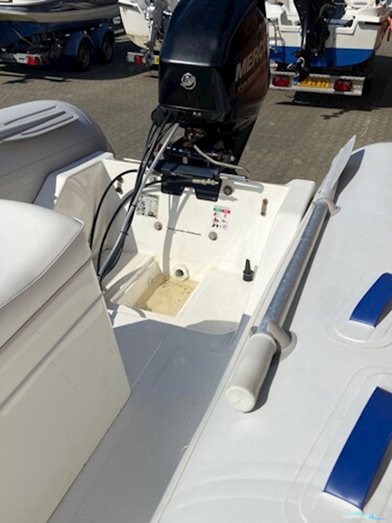 Grand S470 rib m/jockeypult m/Mercury F40 hk EFI og Scandic trailer