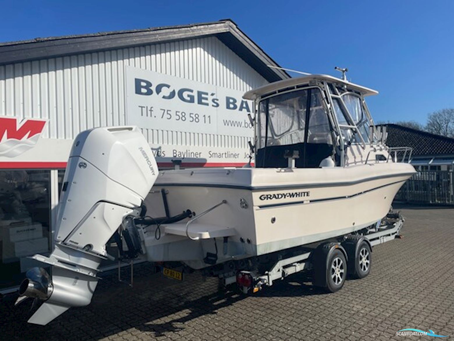 Grandy White Gulfstream 232 med ny 400 hk Mercury Verado V10 XL CF