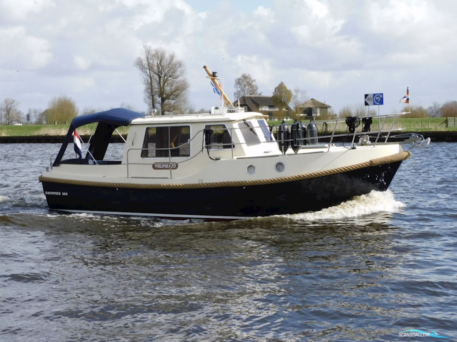 Grommer 800 De Luxe Motorbåd 2005, med Vetus Diesel motor, Holland