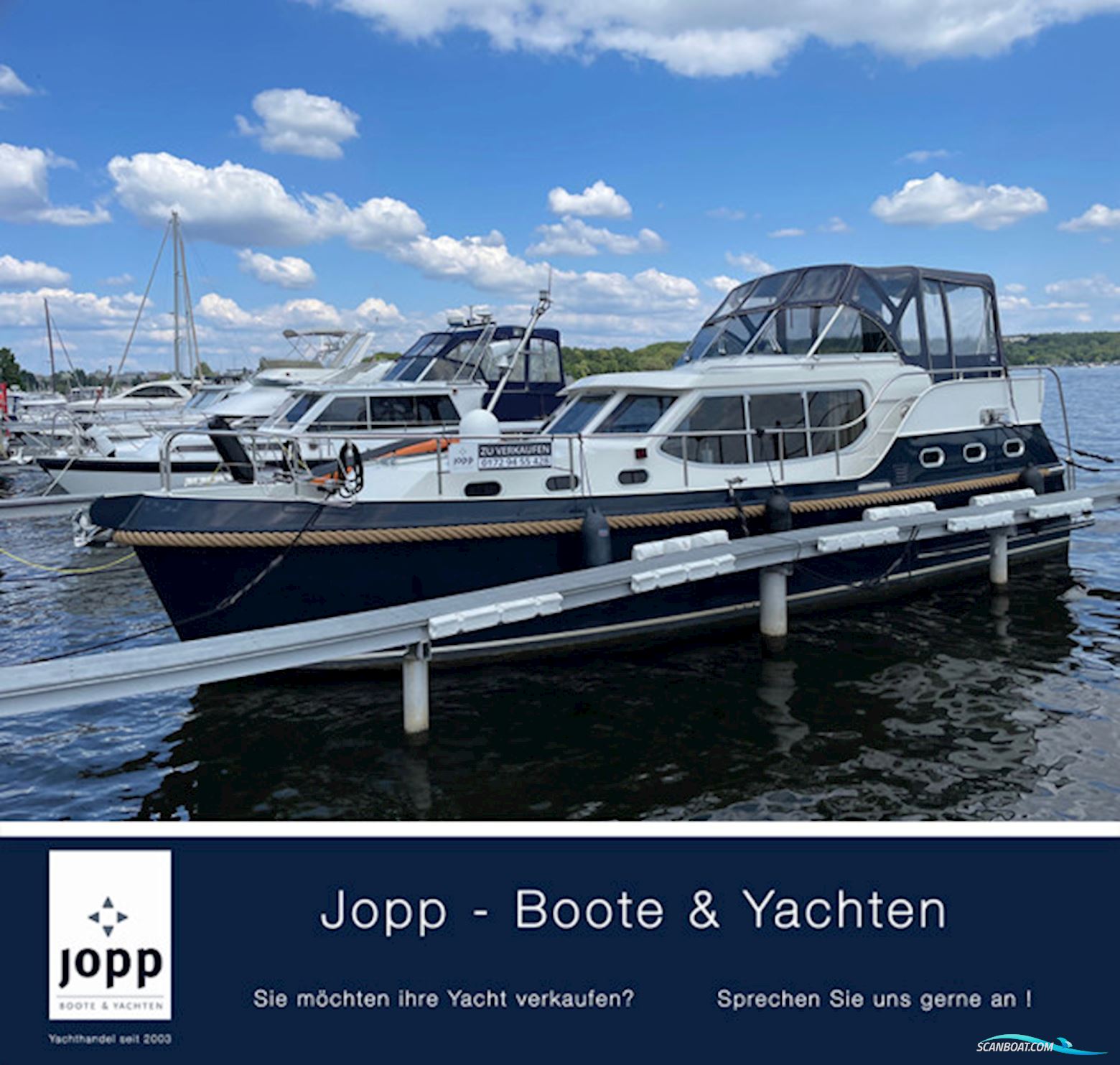 Gruno 37 Classic Excellent Motorbåd 2019, med Sole SM 105 - 6 Zylinder motor, Tyskland