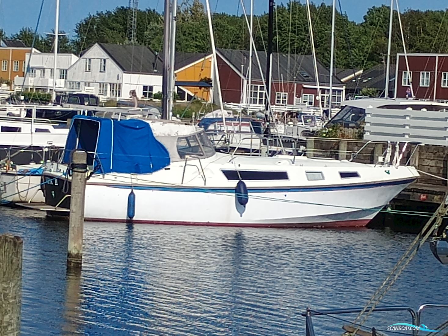 Halmatic 880 Kan Finansieres Motorbåd 1985, med Nanni motor, Danmark
