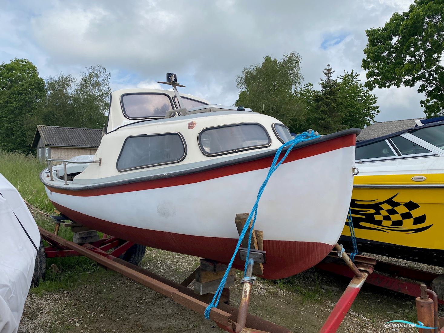 Hobro 18 Jolle Motorbåd 1985, med Yanmar 1GM motor, Danmark