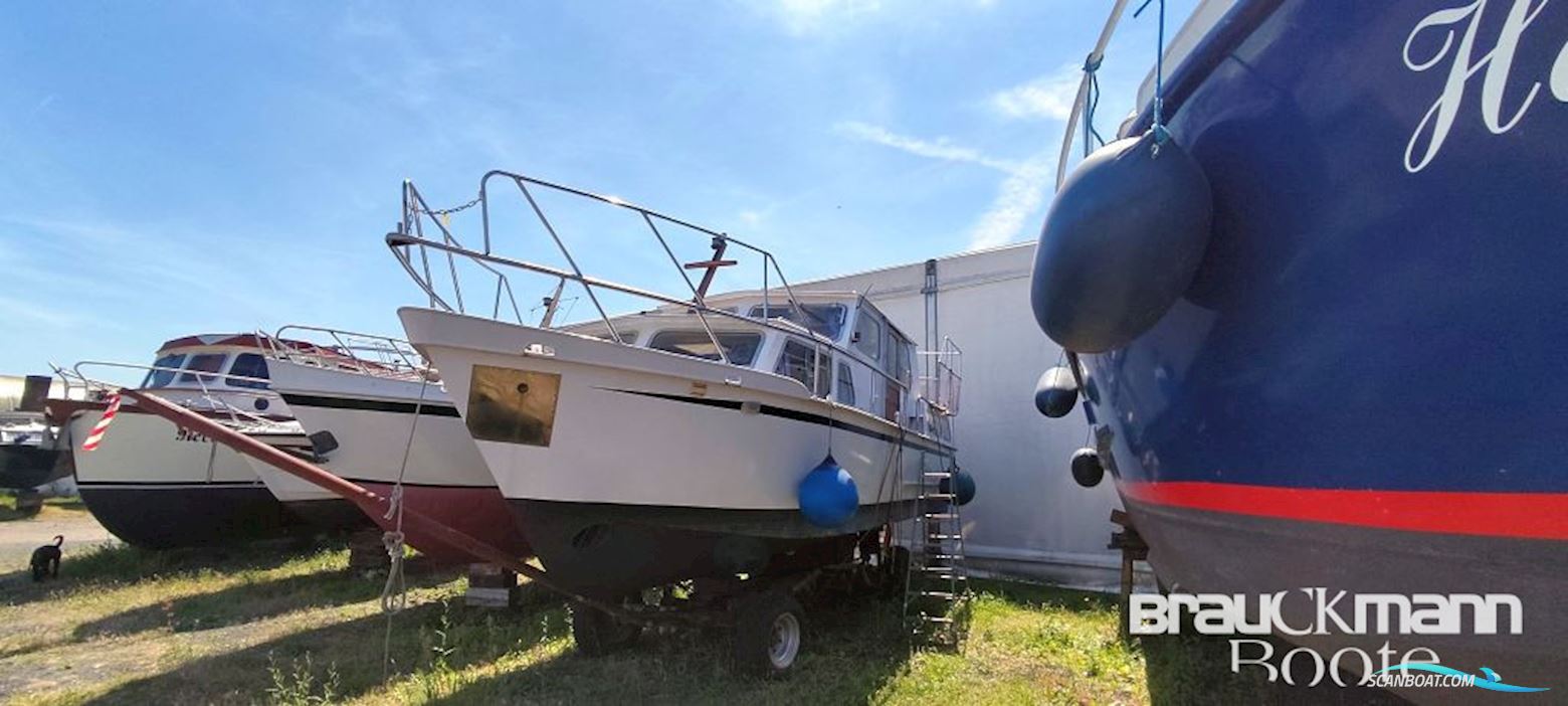 Holl. Yachtbow Etaner Kruiser 1000 Ak Motorbåd 1984, med Mercedes motor, Tyskland