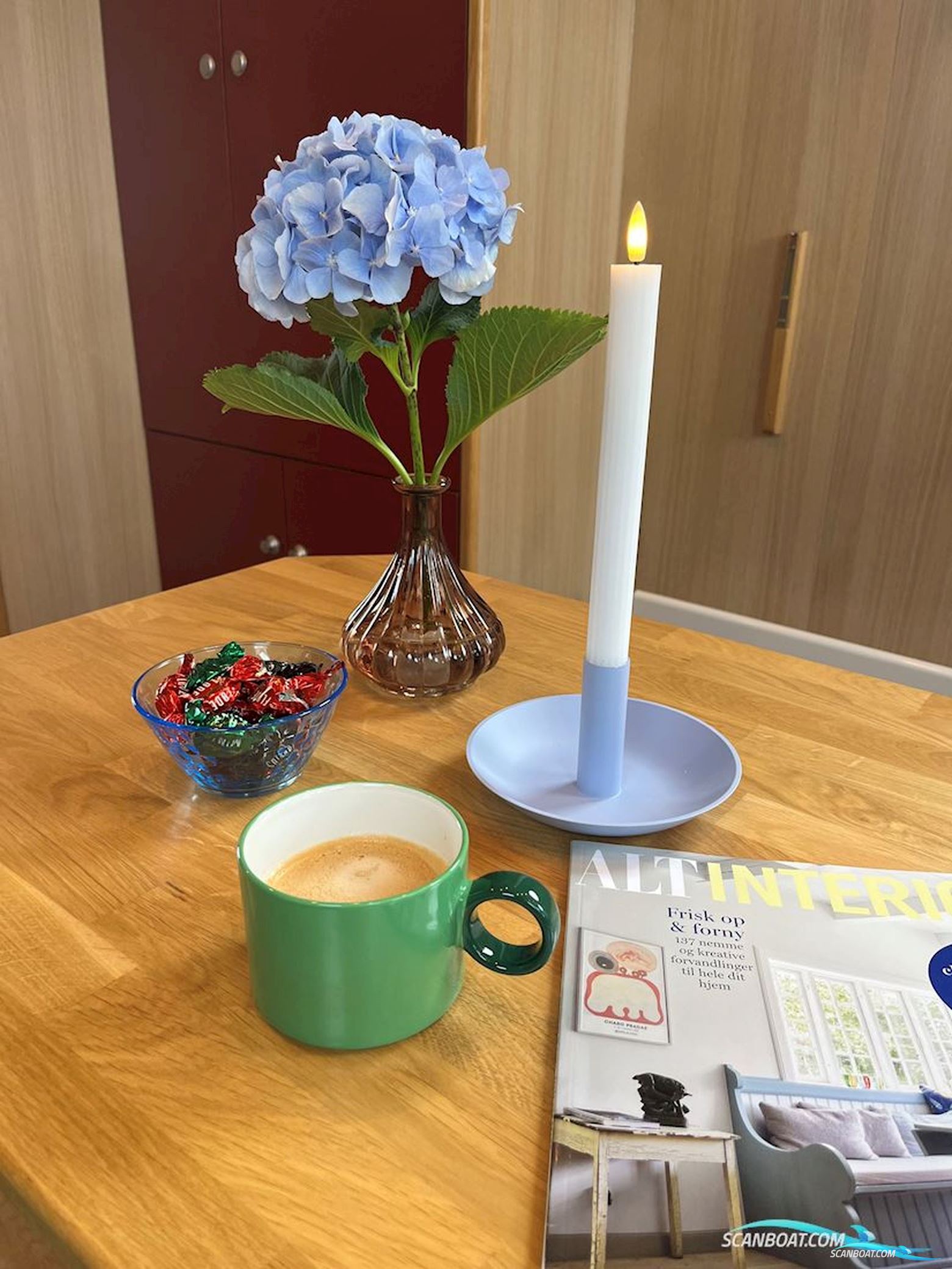 Husbåde med elmotor - udlejnings koncept eller bolig