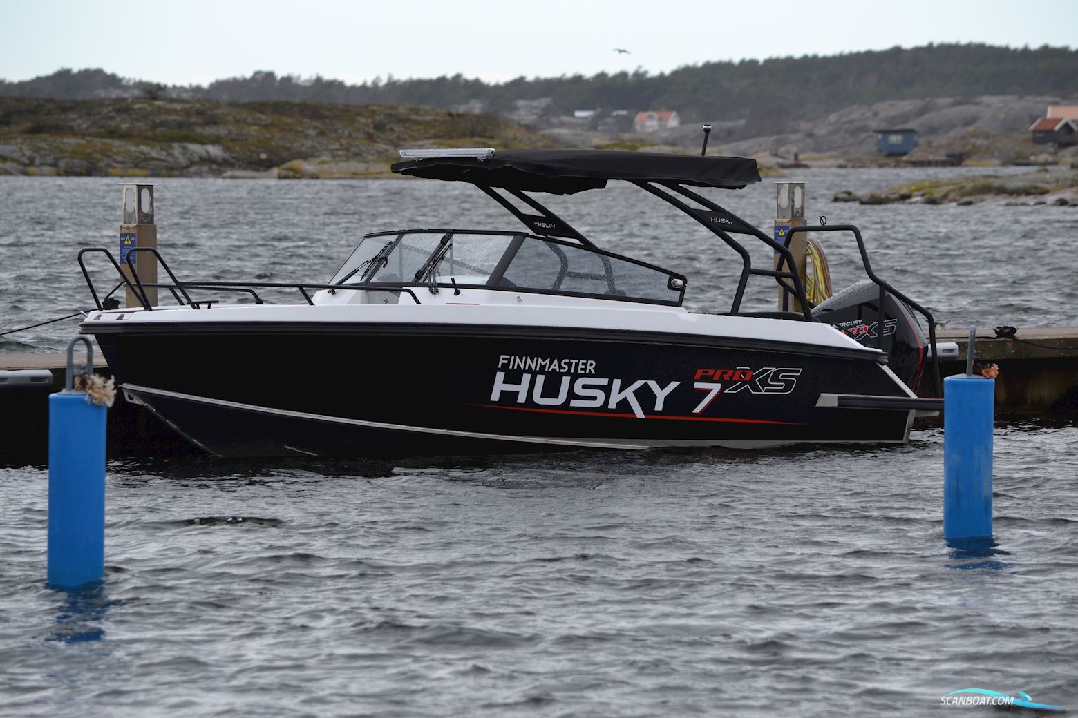Husky R7 Motorbåd 2026, med Mercury V8 motor, Danmark