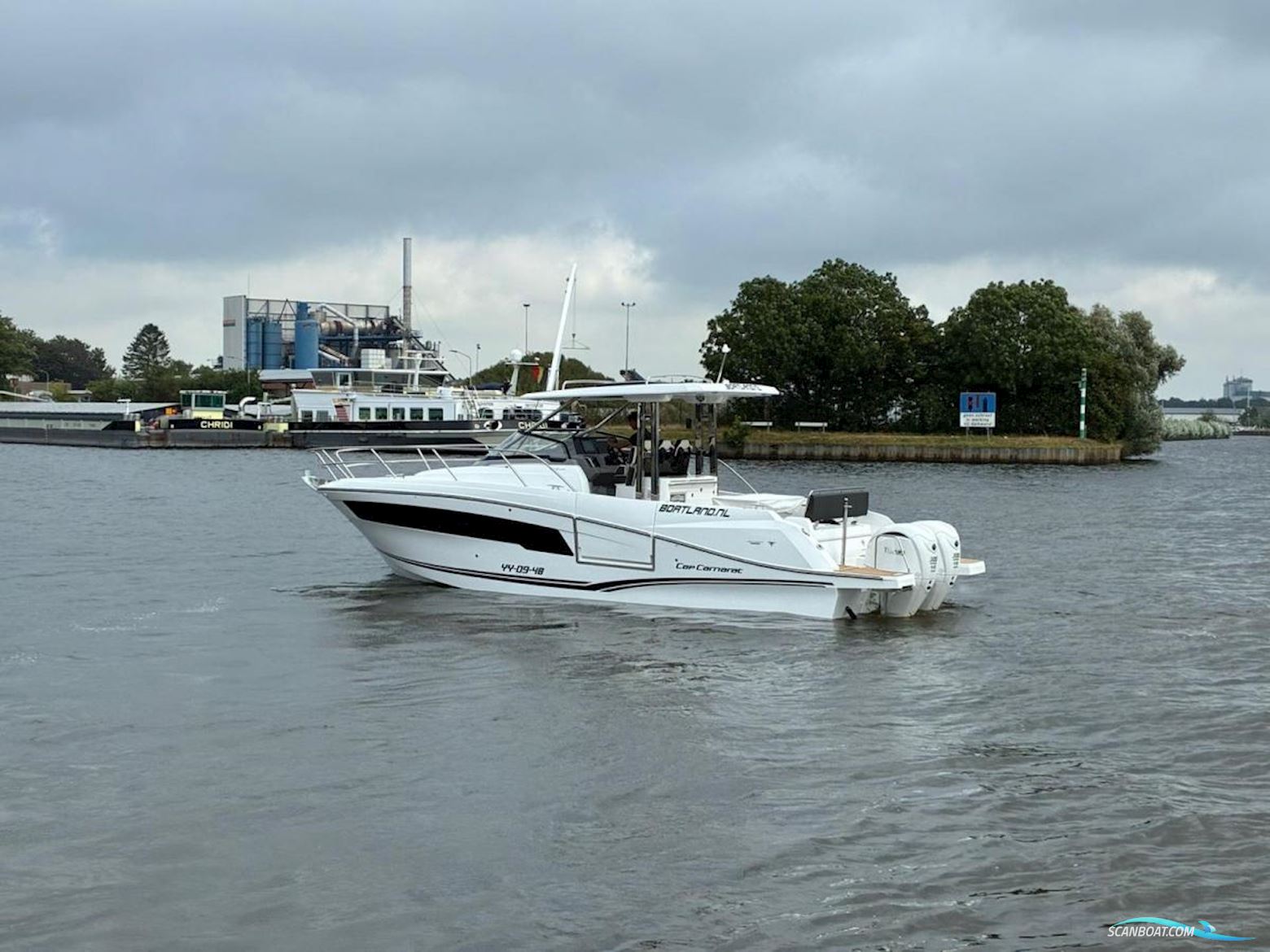 Jeanneau Cap Camarat 10.5 WA S2 op Voorraad. Dit Schip is Aanwezig op de Yamaha Stand Van Hiswa te Water 2026.