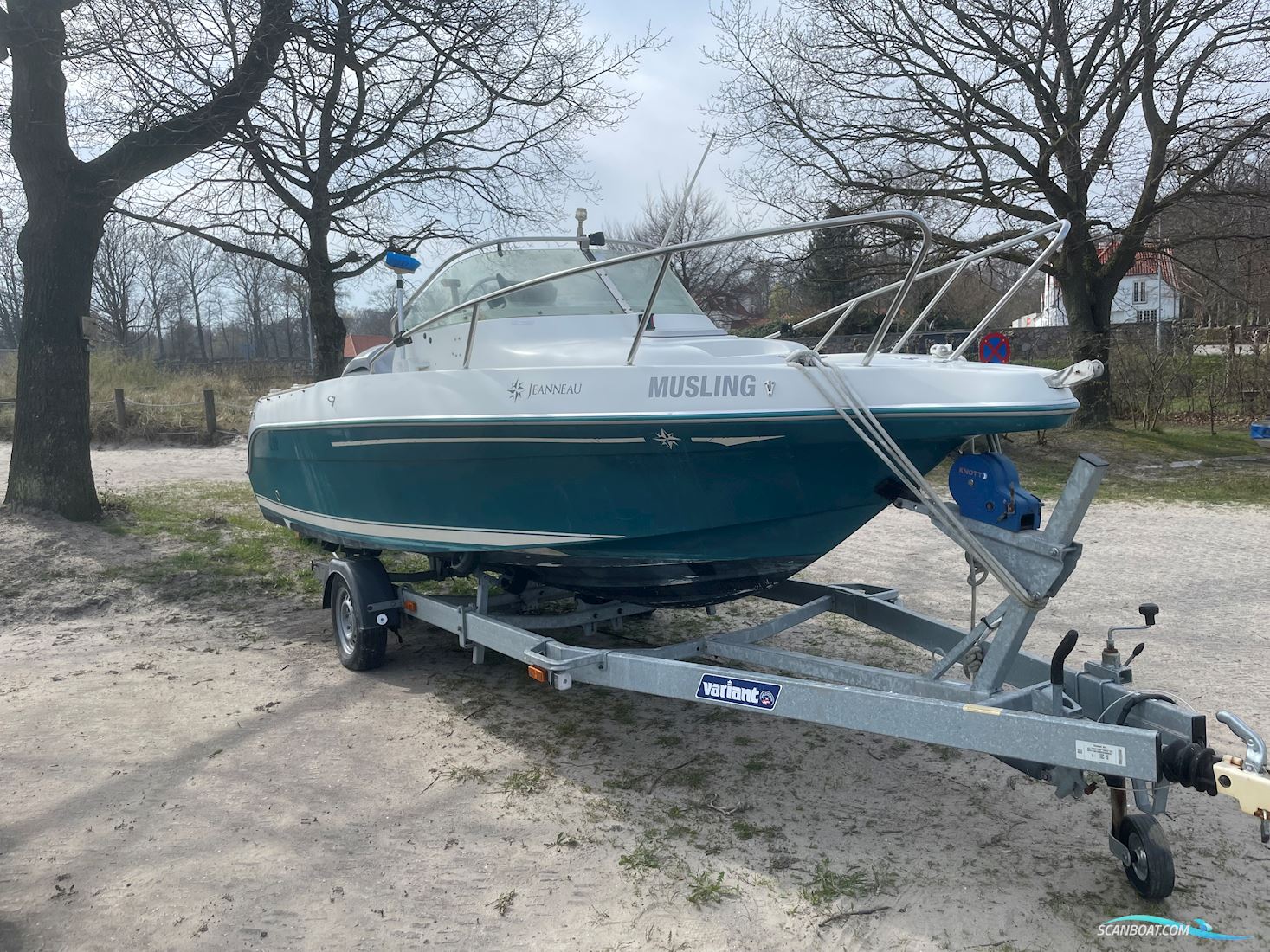 Jeanneau Cap Camarat 5.5 WA Motorbåd 2002, med Mercury 4 stroke motor, Danmark