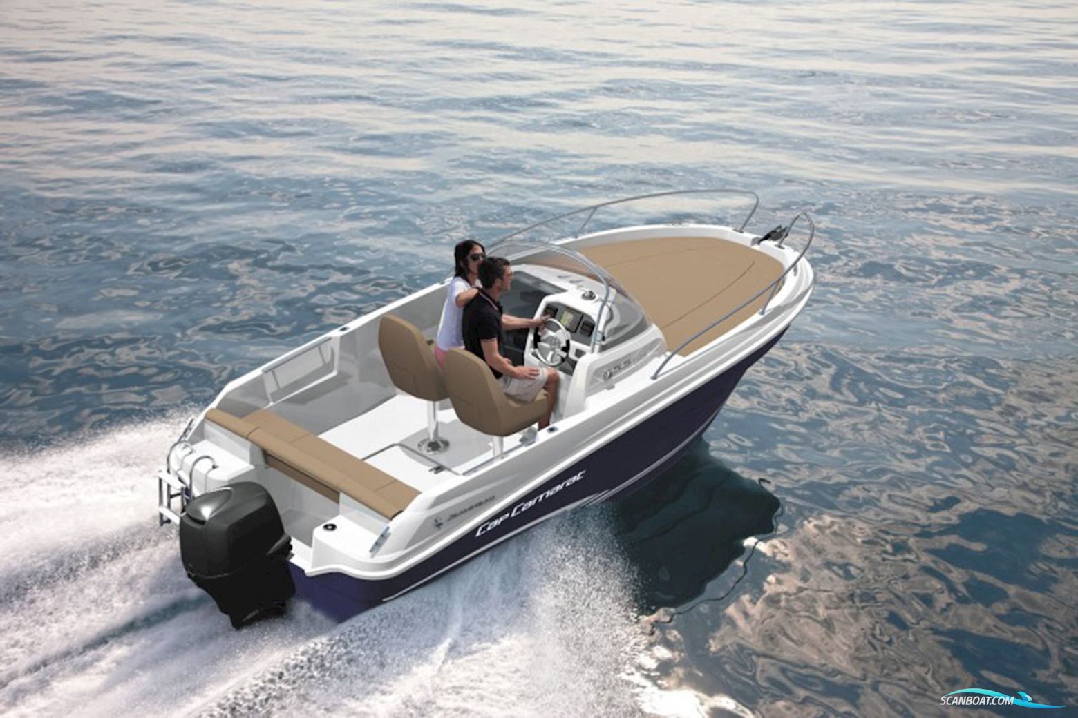 Jeanneau Cap Camarat 5.5 WA Motorbåd 2025, med Yamaha F100LB motor, Danmark