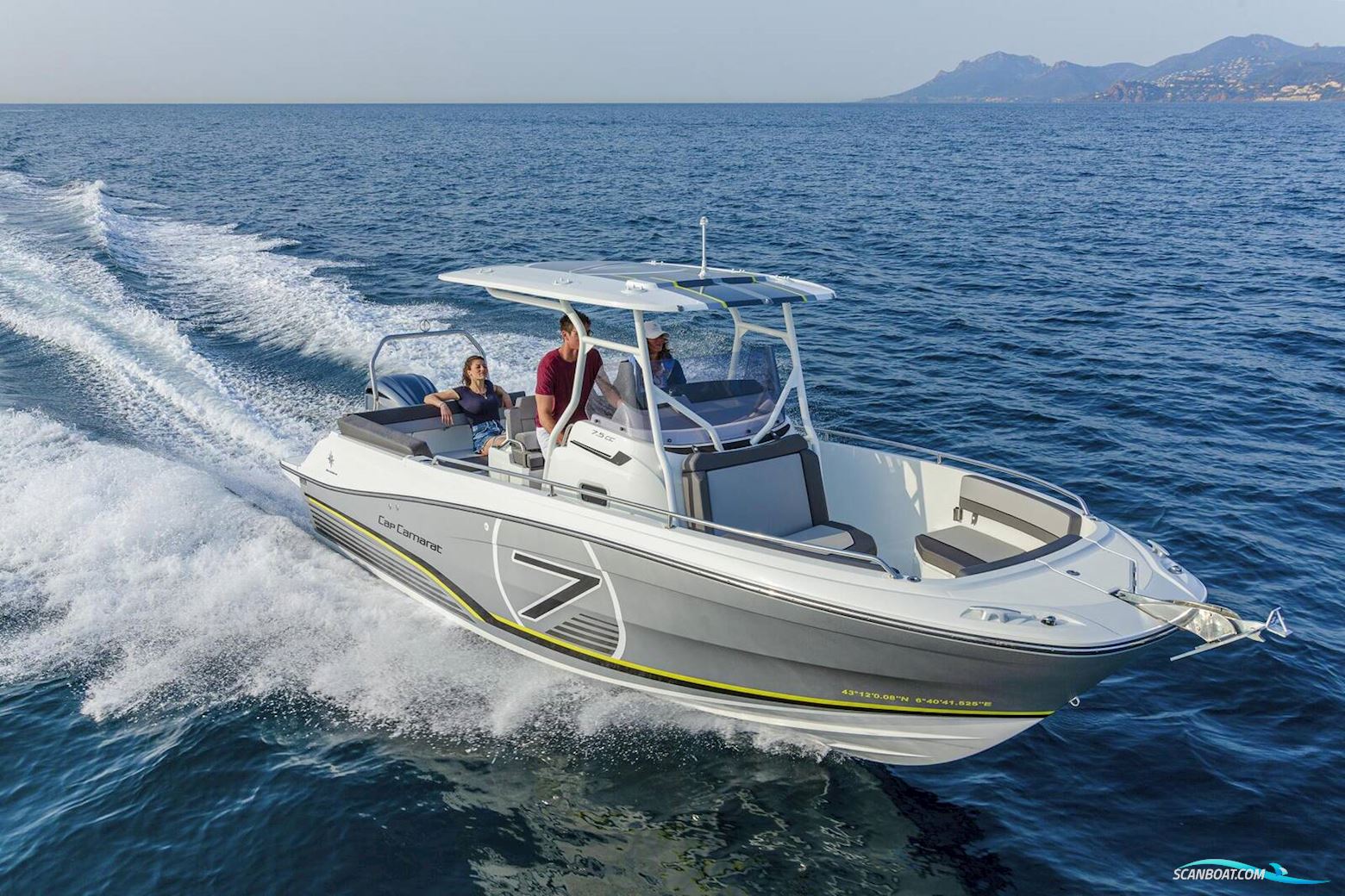 Jeanneau Cap Camarat 7.5CC Motorbåd 2026, med Yamaha motor, Frankrig