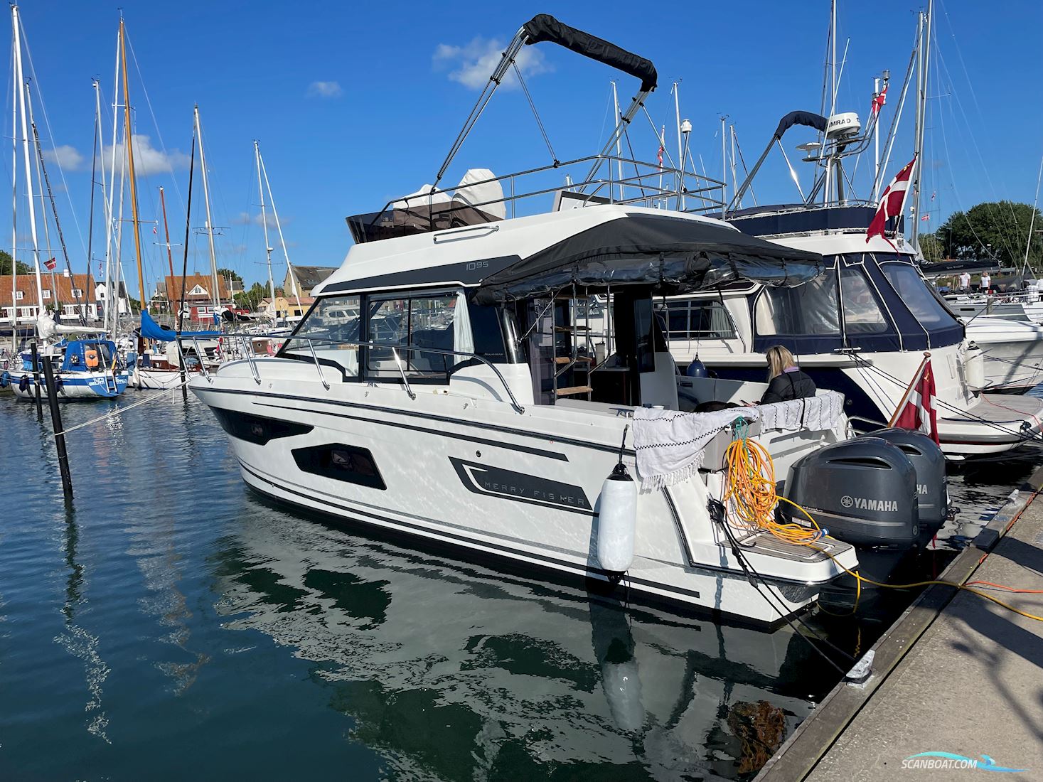 Jeanneau Merry Fisher 1095 Fly Motorbåd 2021, med Yamaha 300 motor, Danmark