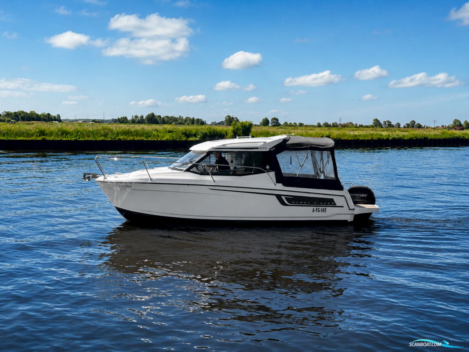 Jeanneau Merry Fisher 695 Motorbåd 2019, med Mercury motor, Holland