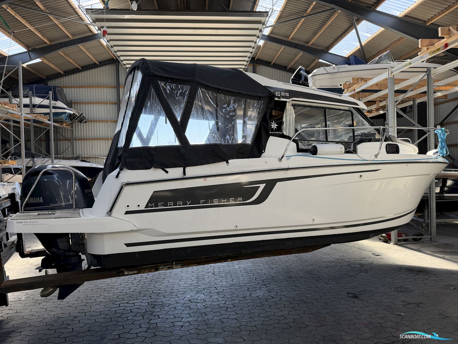 Jeanneau Merry Fisher 695 Serie 2 Motorbåd 2022, med Yamaha F150 motor, Danmark