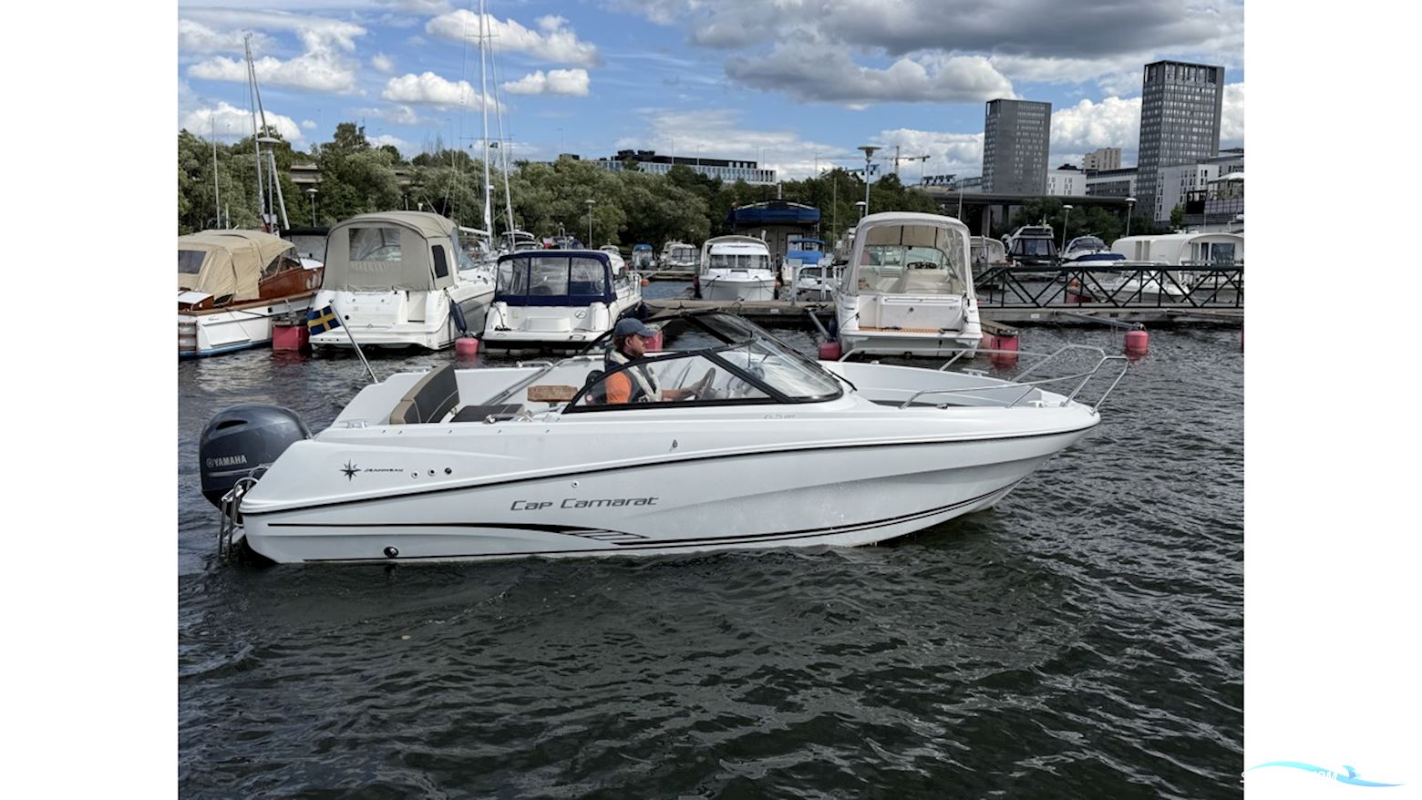 Jeanneau Motorbåt Cap Camarat 6.5 BR Motorbåd 2017, med Yamaha motor, Sverige