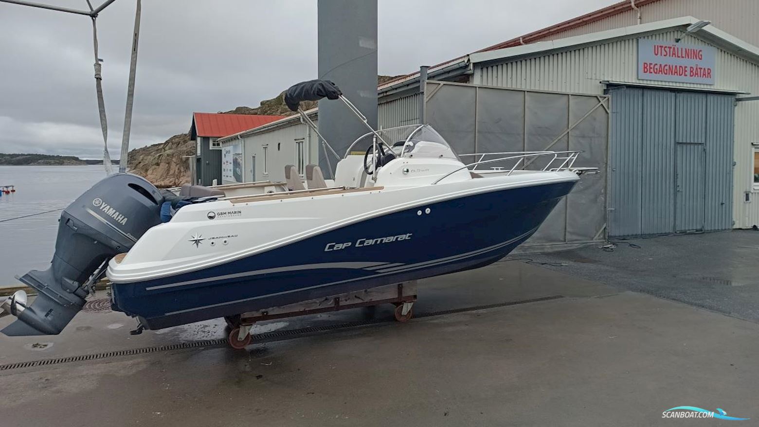 Jeanneau Motorbåt Cap Camarat 6.5 WA Motorbåd 2015, med Yamaha motor, Sverige