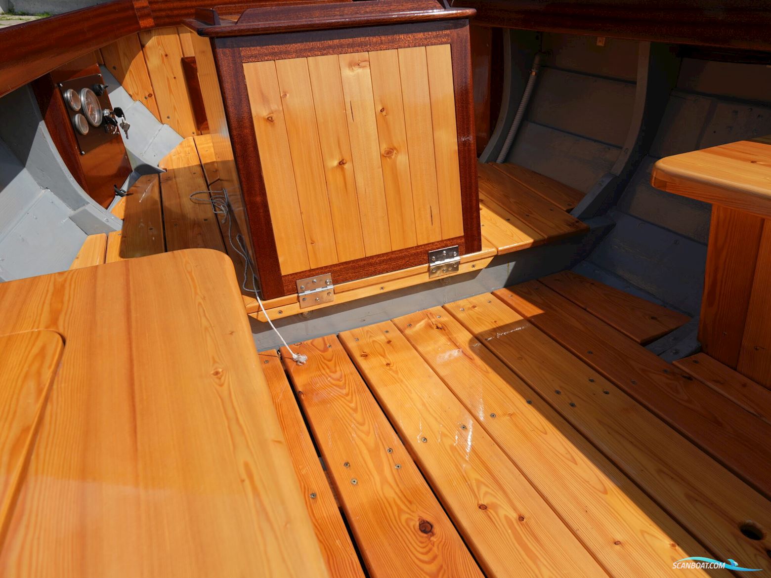 Klassieke Mahoniehouten Sloep 6.20