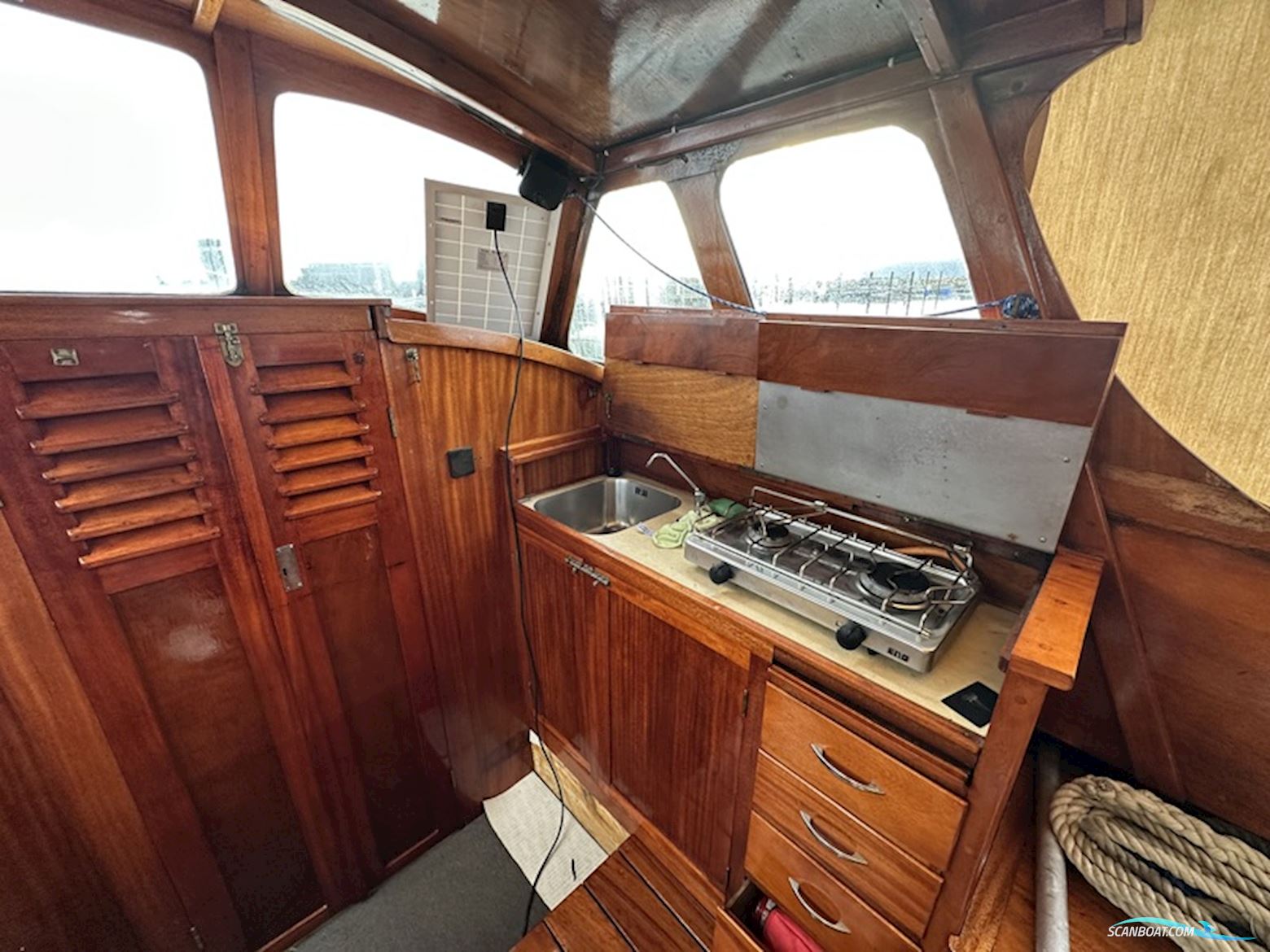 Klassisk Mahogni motorbåd/sejler