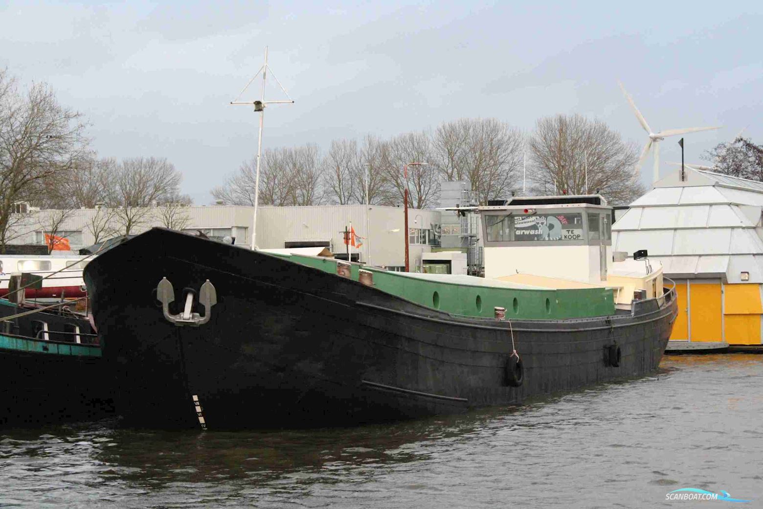 Klipper/ Varend Woonschip 30.00 X 6.00 Met CVO Motorbåd 1919, med Scania Vabis motor, Holland