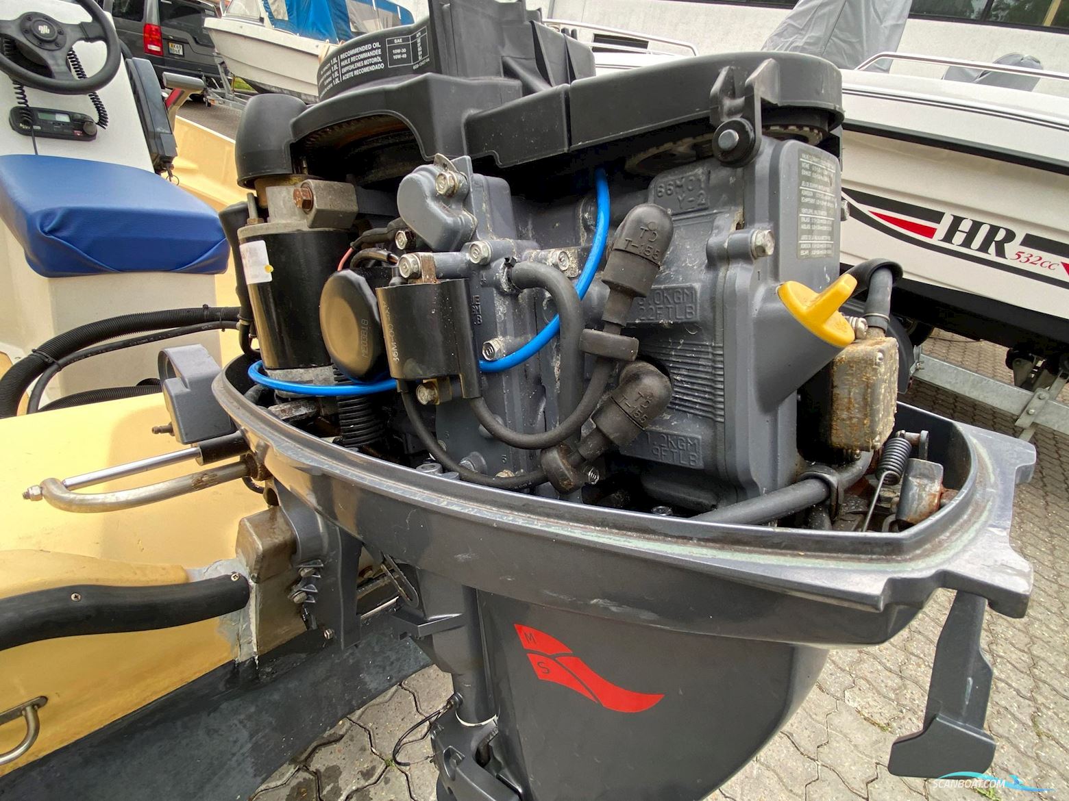 KMV WHIT Jolle med 15 hk Yamaha