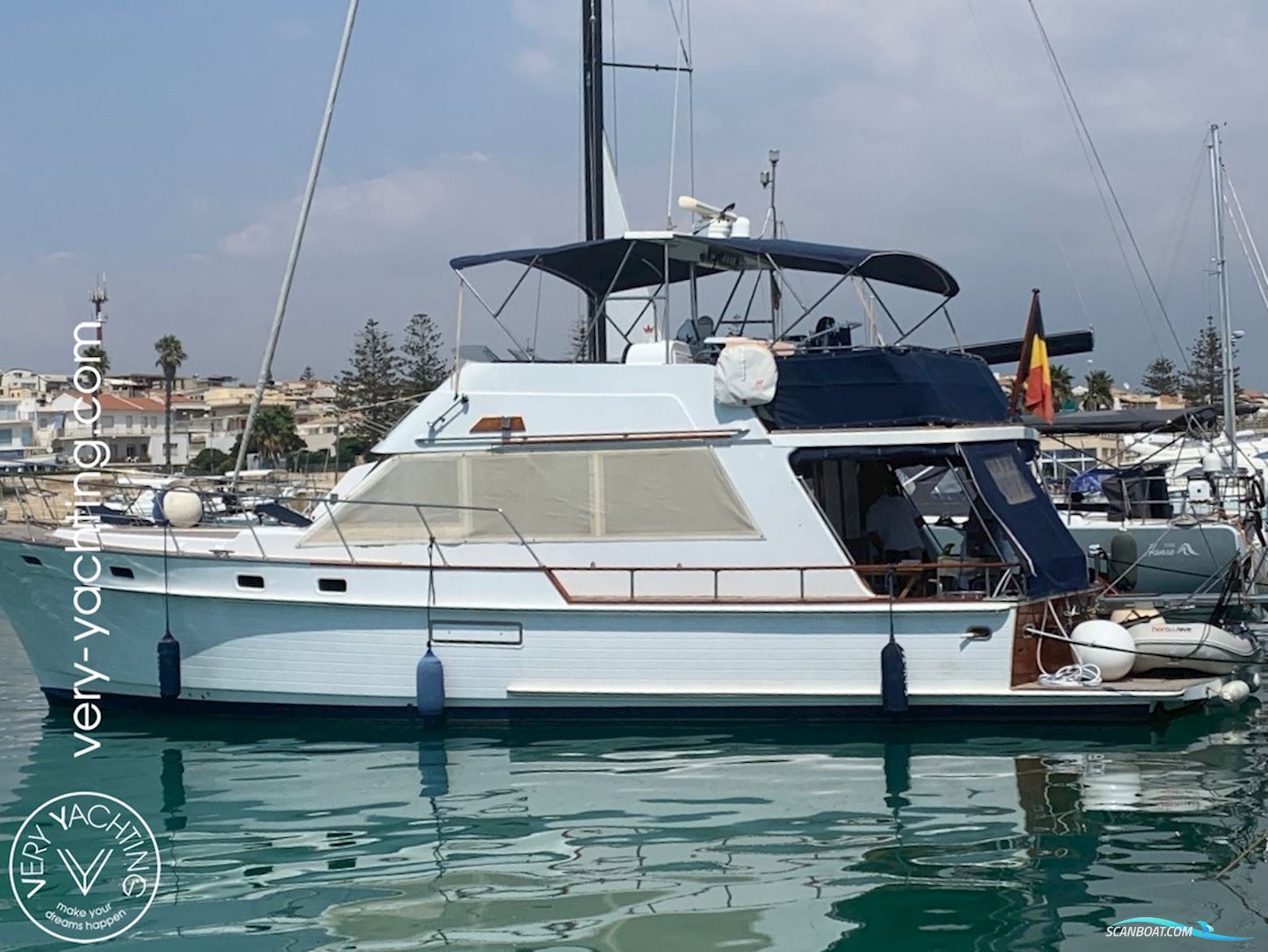 Kong & Halvorsen Island Gipsy 44 Motorbåd 1987, med Caterpillar 3208 TA motor, Italien