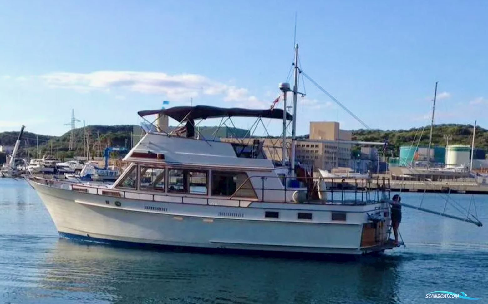 Kong And Halversen HK Island Gypsy 44 Motorbåd 1980, med Ford Lehman 120 motor, Spanien