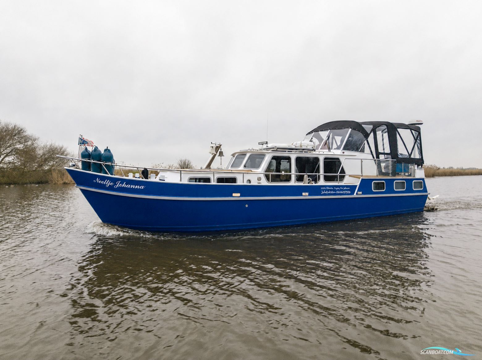 Kooiman Spiegelkotter 13.50 AK Motorbåd 1980, med Green Marine motor, Holland